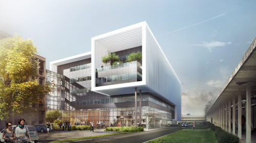 Centre de biologie intégrative à Toulouse (31) - Maitre d’Ouvrage : Université Paul Sabatier / Installations : CTA DF / Certifications BREEAM et NF Tertiaires / Architecte : VIGUIER architecture (75013 Paris)