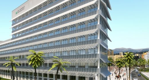 Bureaux GRAND ARENAS à Nice (06) - Maitre d’Ouvrage : BNP Paribas / Installations : CTA DF / Certifications BREEAM et NF Tertiaires / Architecte : Marc Bariani Architectes (Paris 75003)